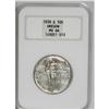 Image 1 : 1939-D 50C Oregon MS66 NGC. This lustrous and boldly s 