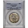 Image 1 : 1939-D 50C Oregon MS67 PCGS. Lovely, vivid, multicolor 