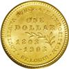 Image 2 : 1903 G$1 Louisiana Purchase/McKinley MS66 PCGS. A pred 