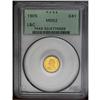 Image 1 : 1905 G$1 Lewis and Clark MS62 PCGS. The amber surfaces 