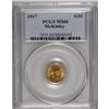 Image 3 : 1917 G$1 McKinley MS66 PCGS. This attractive multicolo 