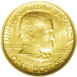 1922 G$1 Grant With Star MS66 NGC. This lovely example 