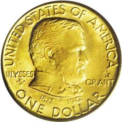 1922 G$1 Grant with Star MS67 PCGS. Beautiful lemon-go 