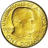Image 1 : 1922 G$1 Grant with Star MS67 PCGS. Beautiful lemon-go 