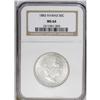 Image 3 : 1883 50C Hawaii Half Dollar MS64 NGC. Brilliant and we 