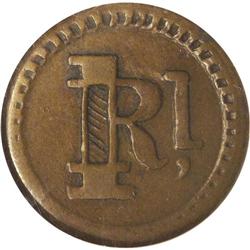 1880 1 Rial Wailuku Plantation Token AU50 NGC 