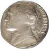 Image 1 : 1961-D 5C Jefferson Nickel--Struck on a Dime Planchet- 