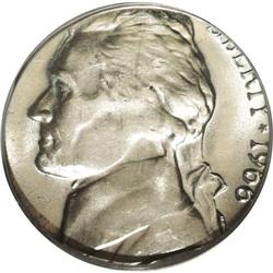 1966 5C --Struck on a Clad Dime Planchet--MS63 PCGS. Ni 