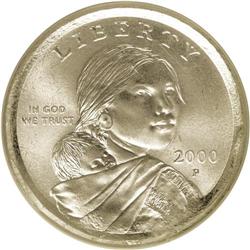 Four-Piece Wrong Planchet Sacagawea Dollar Error Set MS 