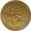 Image 2 : Monroe Indian Peace Medal. Bronze. Restrike. Iridescent 