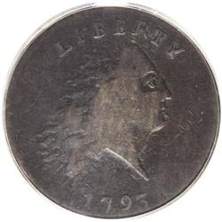 1793 Chain 1C AMERICA VF20 PCGS. S-3, Low R.3. The Lea 