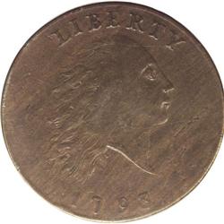 1793 Chain 1C AMERICA XF40 PCGS. S-2, B-2, High R.4. L 