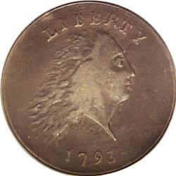 1793 Chain 1C AMERICA XF40 PCGS. S-3, Low R.3. Close d 