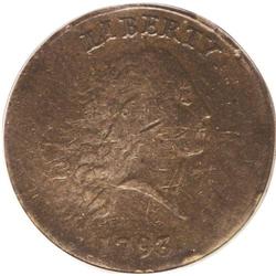 1793 Chain 1C Periods VF20 PCGS. S-4, B-5, High R.3. T 
