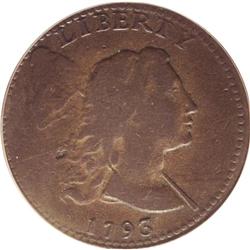 1793 1C Liberty Cap VF20 PCGS. S-13, Low R.4. Just 11, 