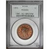 Image 3 : 1853 1C MS66 Red PCGS. N-25, R.1. The brief horizontal 