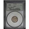 Image 3 : 1856 1C MS61 PCGS. Snow-5. The point at the base of th 