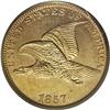 Image 1 : 1857 1C Flying Eagle PR64 Cameo PCGS. Snow-PR3, Double 