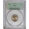 Image 3 : 1860 1C MS67 PCGS. This highly lustrous Superb Gem is 
