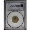 Image 3 : 1873 1C Doubled LIBERTY MS64 Red and Brown PCGS. FS-00 