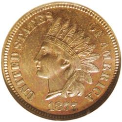 1877 1C PR66 Red and Brown NGC. A near-pristine exampl 