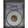 Image 3 : 1922 No D 1C Weak Reverse MS64 Red and Brown PCGS. Ver 