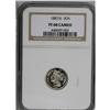 Image 3 : 1887/6 3CN PR68 Cameo NGC. A dazzling, wondrously pres 