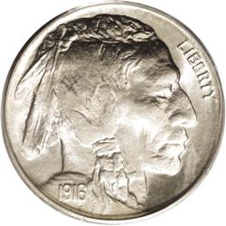 1916-S 5C MS66 PCGS. The San Francisco Mint produced a 