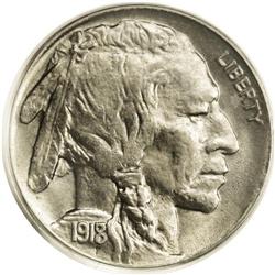 1918/7-D 5C --Minor Lamination Reverse--MS64 PCGS. Fiva 