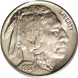 1937-D 5C Three-Legged MS64 PCGS. This is a brilliant 