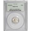 Image 3 : 1916-D 10C MS61 Full Bands PCGS. Essentially brilliant 