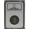 Image 3 : 1796 25C VG10 NGC. B-1, R.5. Low 6, Small Eagle. This 