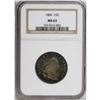 Image 3 : 1806 25C MS63 NGC. B-2, R.2, Die State IV. A noticeabl 