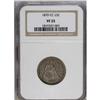 Image 3 : 1870-CC 25C VF25 NGC. The 1870-CC Seated quarter is th 