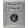 Image 3 : 1855 25C PR64 Cameo PCGS. The 1854 and 1855 quarter do 