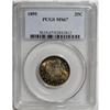 Image 3 : 1895 25C MS67 PCGS. An orange-red obverse border surro 