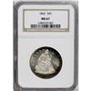Image 3 : 1862 50C MS67 NGC. The 1862 half dollar is an underrat 