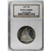 Image 3 : 1859 50C PR65 S Cameo NGC. This eye catching specimen 