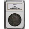 Image 3 : 1800 S$1 AU58 NGC. B-13, BB-193, R.4. A clashmark of t 