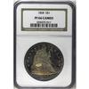 Image 3 : 1868 S$1 PR66 Cameo NGC. Breen-5480. Luscious honey-go 