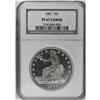 Image 3 : 1881 T$1 PR67 Cameo NGC. pretty coin! 