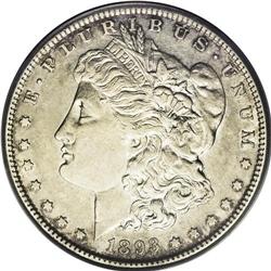 1893-S S$1 AU53 PCGS. Famous for its status as the low 