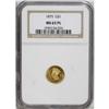 Image 3 : 1875 G$1 MS63 Prooflike NGC.From The Derrick Snider Co 