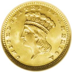 1885 G$1 MS68 NGC.From The Derrick Snider Collection. 