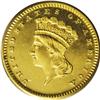Image 1 : 1872 G$1 PR65 Deep Cameo PCGS. The 1872 proof gold dol 