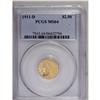 Image 3 : 1911-D $2 1/2 MS64 PCGS. This important key date examp 