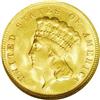 Image 1 : 1878 $3 MS64 NGC. This issue had the second highest mi 