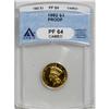 Image 3 : 1882 $3 PR64 Cameo ANACS. 