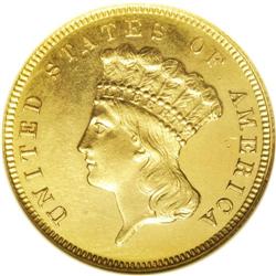 1885 $3 PR63 ANACS. The 1885 is a low total-mintage da 