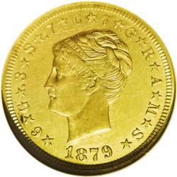 1879 $4 Coiled Hair, Judd-1638, Pollock-1838, R.6, PR6 